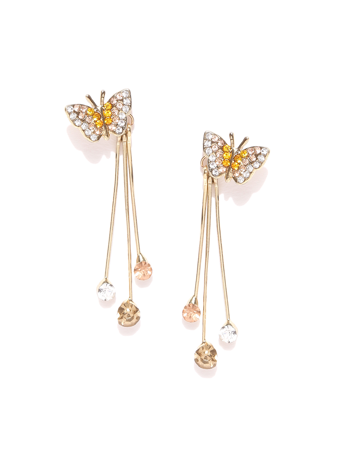 YouBella Jewellery Butterfly Earings for Girls and Women